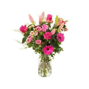Top pluk boeket roze