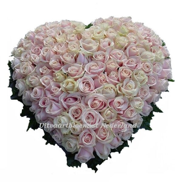 rouwhart roze rozen laten bezorgen