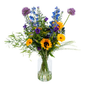 Bloemen horen bij een diploma